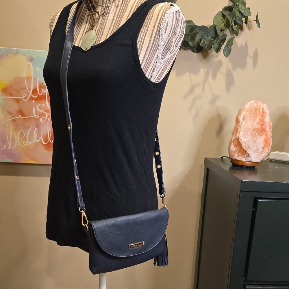 Minkeeblue Crossbody Navy Blue Purse
